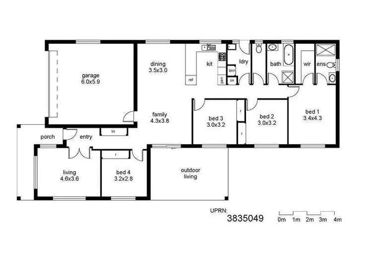 Floorplan of Homely house listing, Address available on request