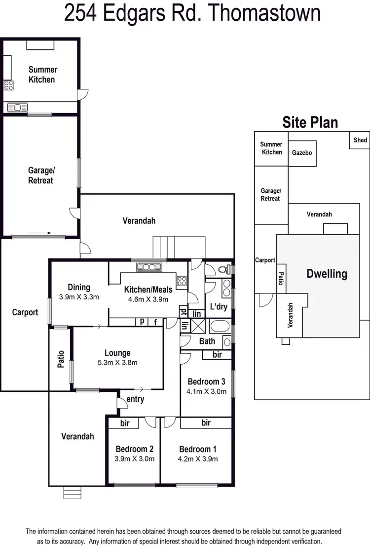 Floorplan of Homely house listing, 254 Edgars Road, Thomastown VIC 3074