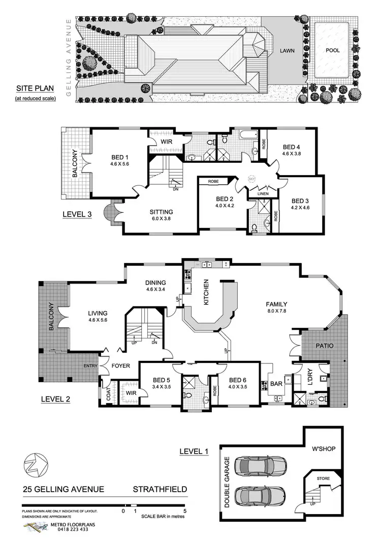 Floorplan of Homely house listing, 25 Gelling Avenue, Strathfield NSW 2135