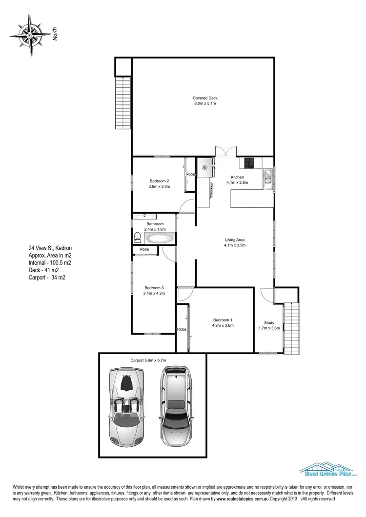 Floorplan of Homely house listing, 24 View Street, Kedron QLD 4031