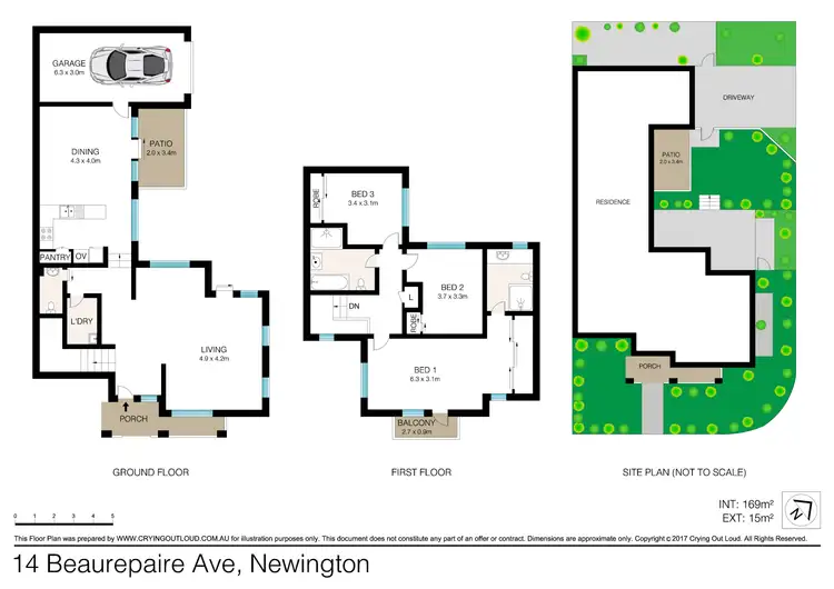 Floorplan of Homely house listing, 14 Beaurepaire Avenue, Newington NSW 2127