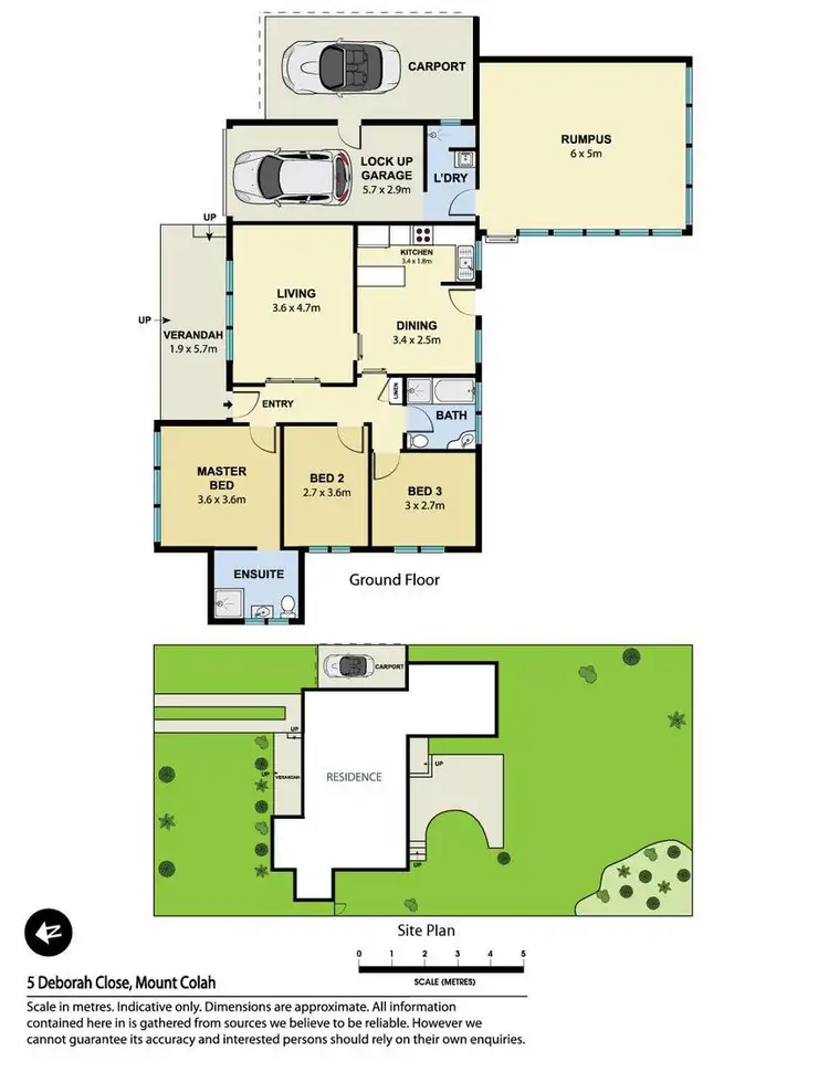 Floorplan of Homely house listing, 5 Deborah Close, Mount Colah NSW 2079