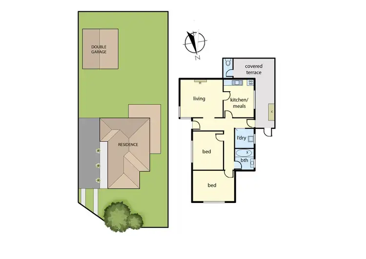 Floorplan of Homely house listing, 12 Ray Street, Dandenong VIC 3175
