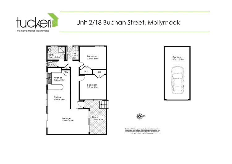 Floorplan of Homely unit listing, 2/18 Buchan Street, Mollymook NSW 2539