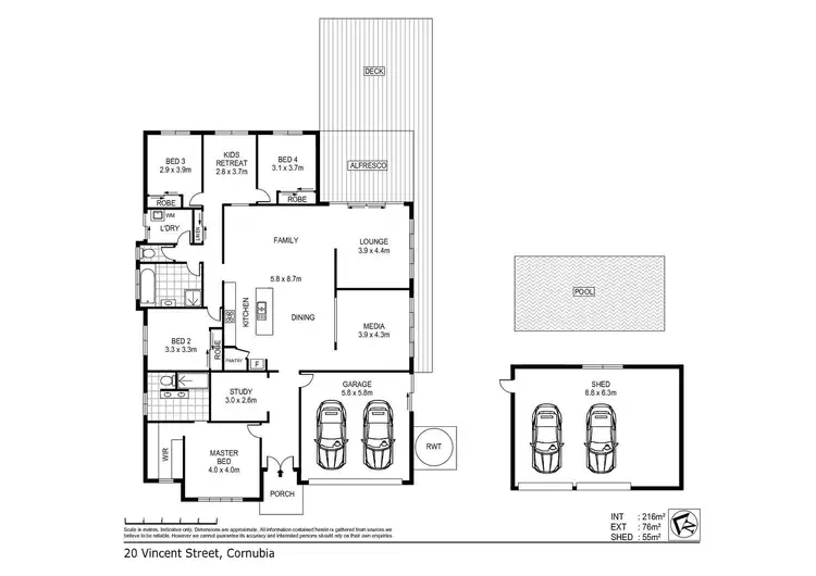 Floorplan of Homely house listing, 20 Vincent Street, Cornubia QLD 4130
