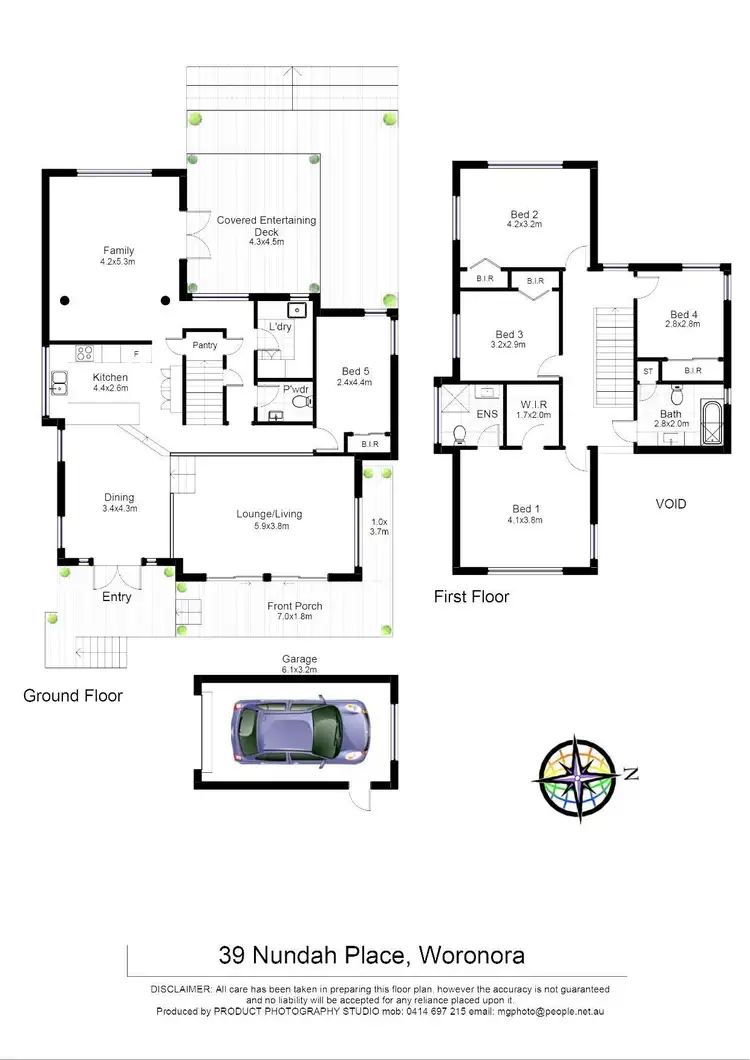 Floorplan of Homely house listing, 39 Nundah Place, Woronora NSW 2232