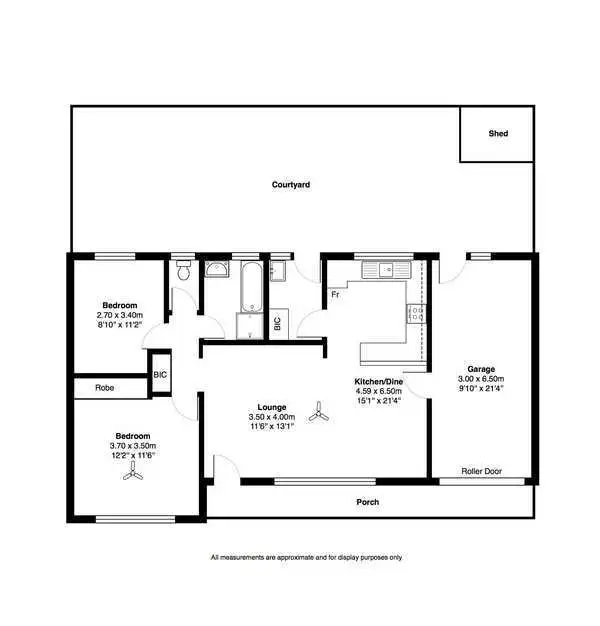 Floorplan of Homely unit listing, 2/22 Ozone Street, Victor Harbor SA 5211