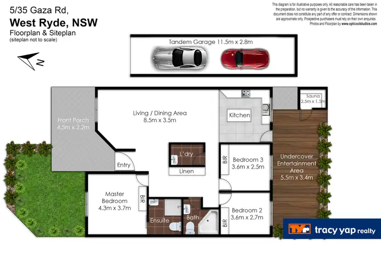 Floorplan of Homely villa listing, 5/35 Gaza Road, West Ryde NSW 2114