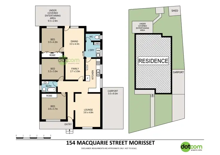 Floorplan of Homely house listing, 154 Macquarie Street, Morisset NSW 2264