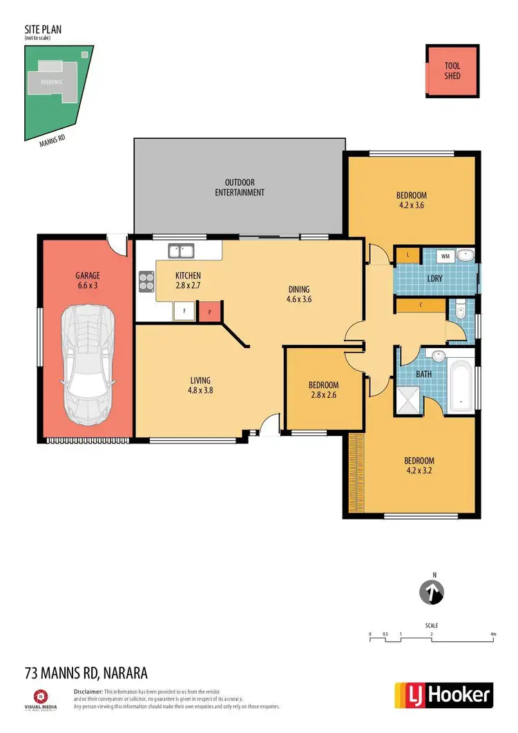Floorplan of Homely house listing, 73 Manns Road, Narara NSW 2250