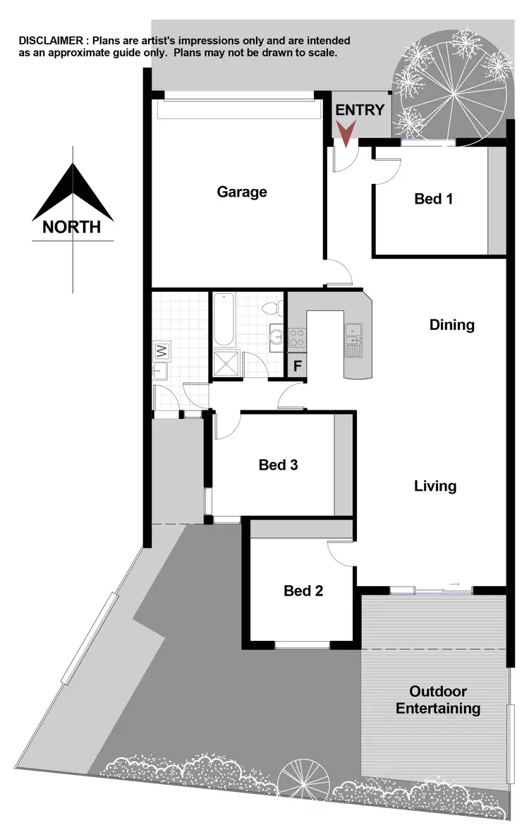 Floorplan of Homely townhouse listing, 2/16-18 Laurel Place, Jerrabomberra NSW 2619