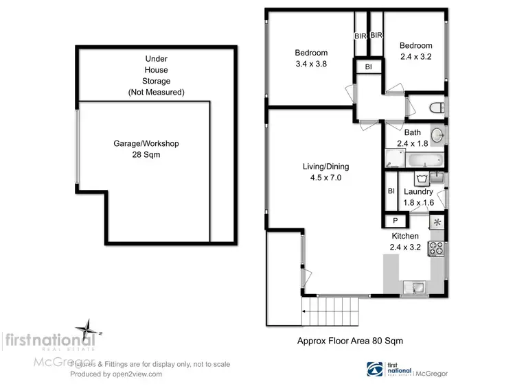 Floorplan of Homely unit listing, 1/6 Nelis Court, Lutana TAS 7009