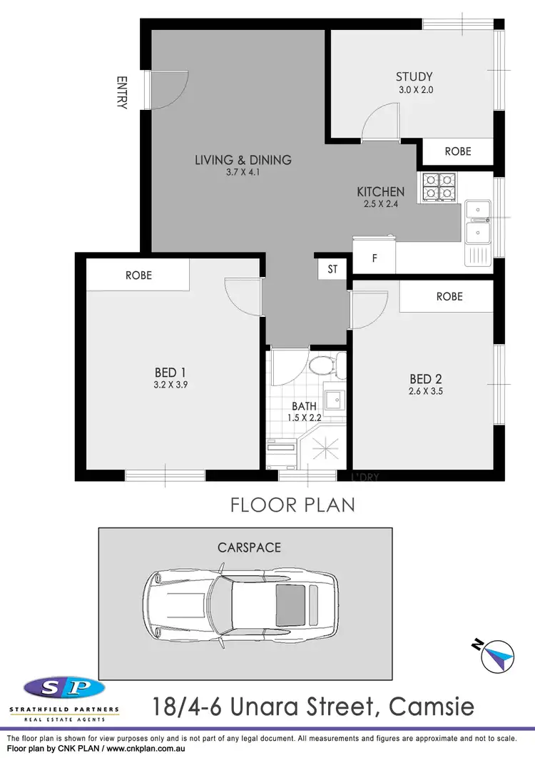 Floorplan of Homely apartment listing, 18/4-6 Unara Street, Campsie NSW 2194