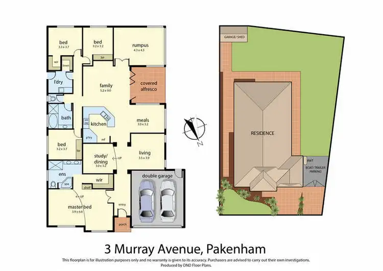 Floorplan of Homely house listing, 3 Murray Avenue, Pakenham VIC 3810