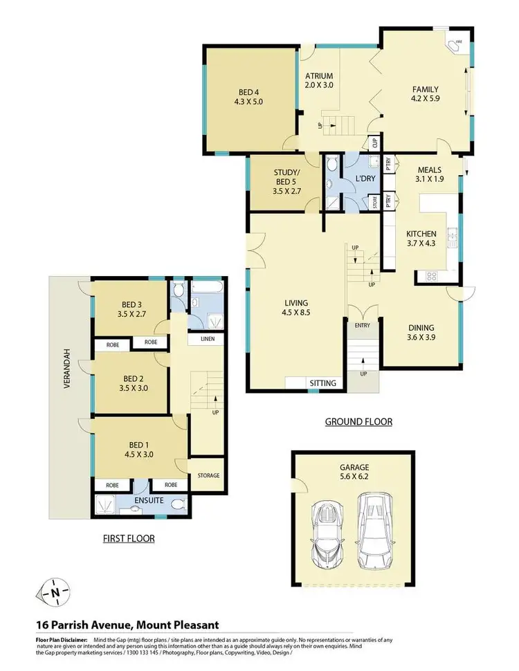 Floorplan of Homely house listing, 16 Parrish Avenue, Mount Pleasant NSW 2519
