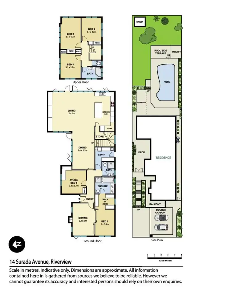 Floorplan of Homely house listing, 14 Surada Avenue, Riverview NSW 2066