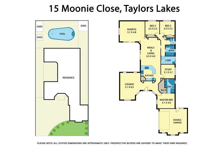 Floorplan of Homely house listing, 15 Moonie Place, Taylors Lakes VIC 3038