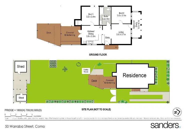 Floorplan of Homely house listing, 50 Warraba Street, Como NSW 2226