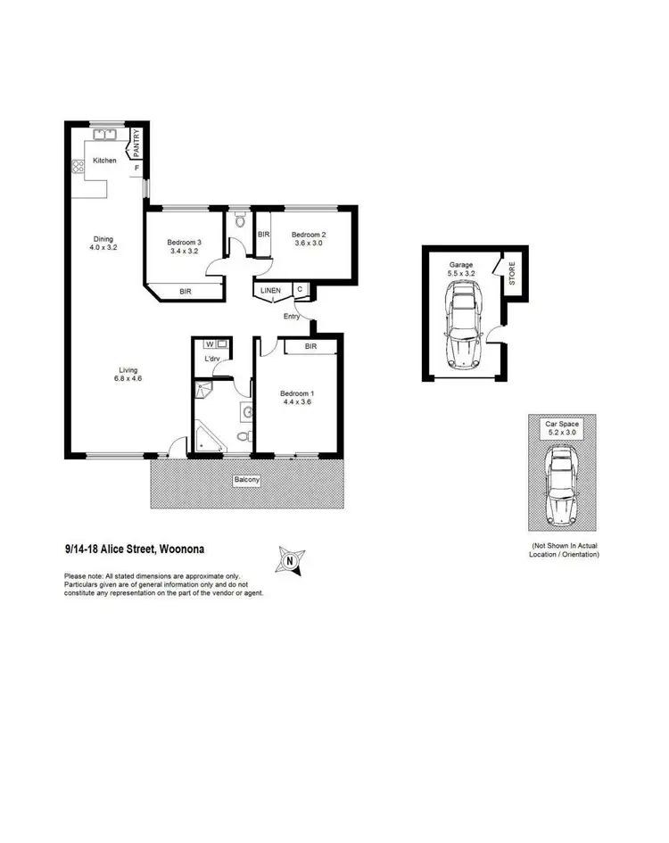Floorplan of Homely apartment listing, 9/14-18 Alice Street, Woonona NSW 2517