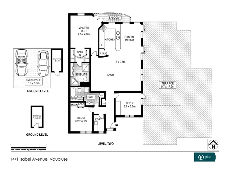 Floorplan of Homely unit listing, 14/1 Isabel Avenue, Vaucluse NSW 2030