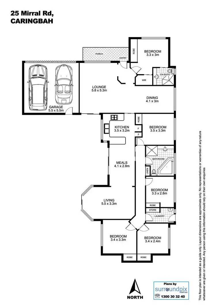 Floorplan of Homely house listing, 25 Mirral Road, Caringbah NSW 2229