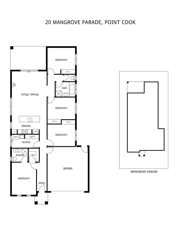 Floorplan of Homely house listing, 20 Mangrove Parade, Point Cook VIC 3030