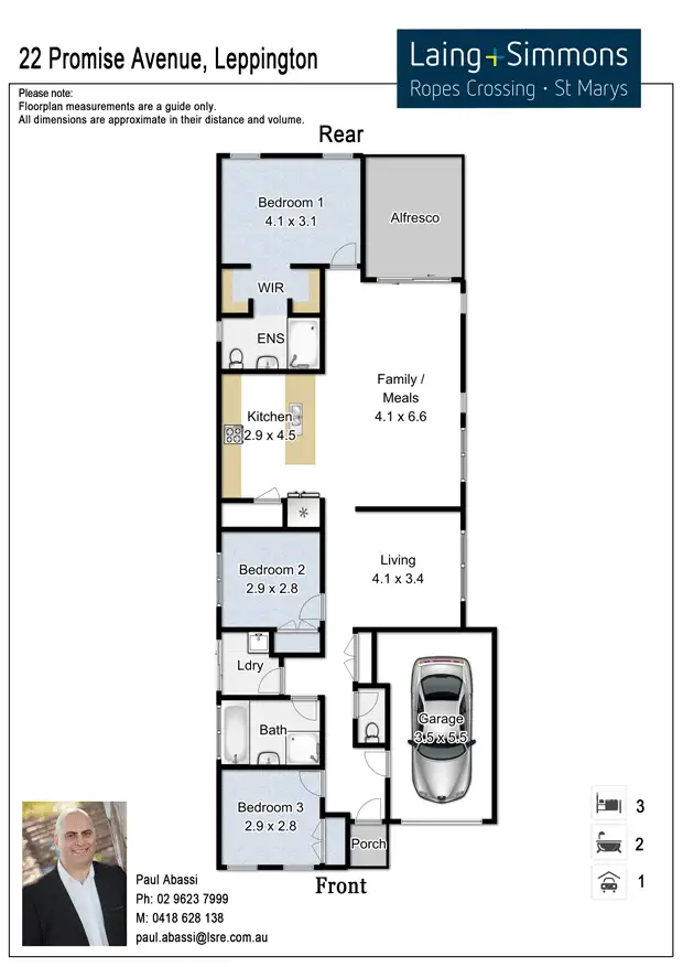 Floorplan of Homely house listing, 22 Promise Avenue, Leppington NSW 2179