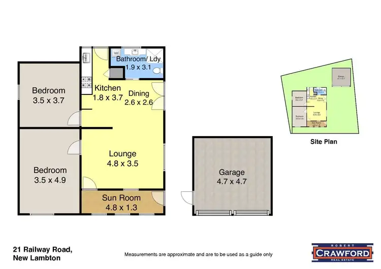 Floorplan of Homely house listing, 21 Railway Road, New Lambton NSW 2305