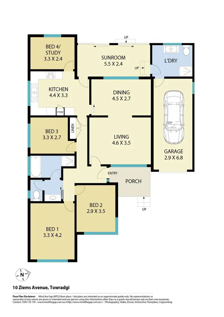 Floorplan of Homely house listing, 10 Ziems Avenue, Towradgi NSW 2518