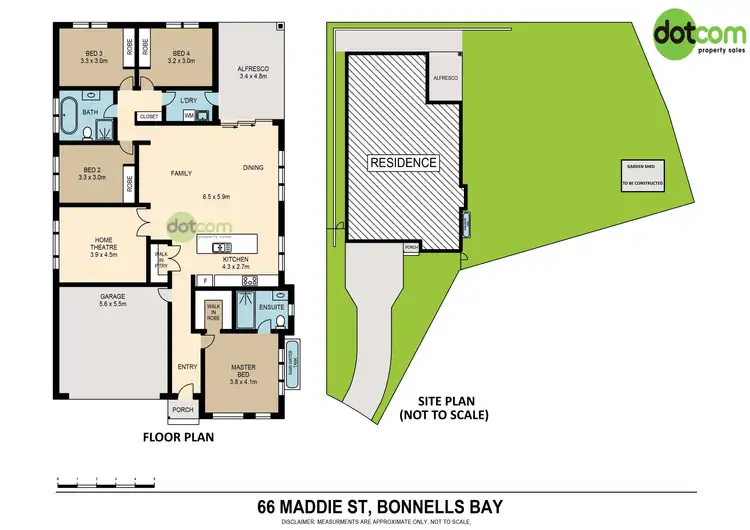 Floorplan of Homely house listing, 66 Maddie Street, Bonnells Bay NSW 2264