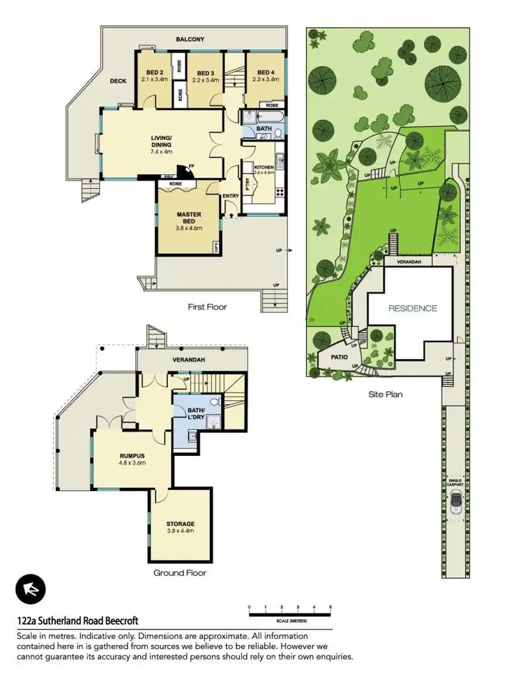 Floorplan of Homely house listing, 122a Sutherland Road, Beecroft NSW 2119