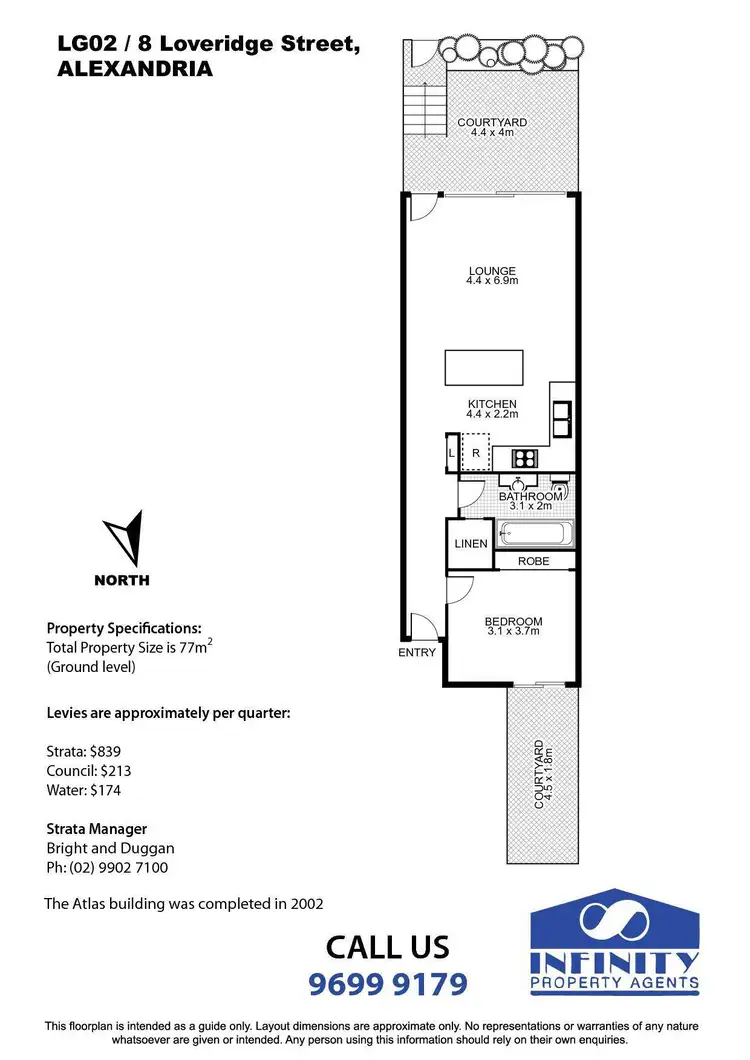 Floorplan of Homely apartment listing, LG02/8 Loveridge Street, Alexandria NSW 2015