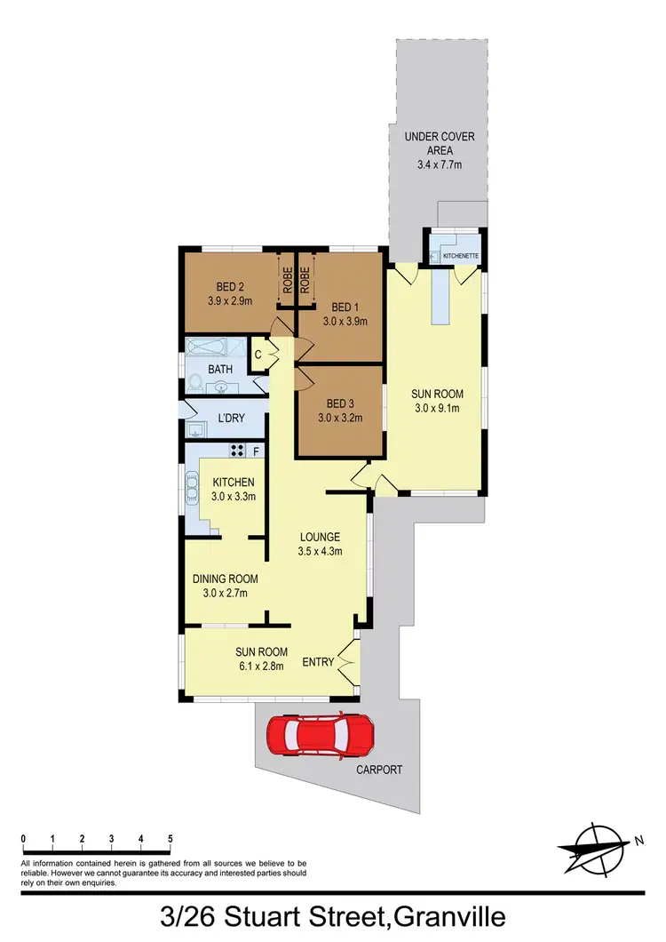 Floorplan of Homely house listing, 26 Stuart Street, Granville NSW 2142