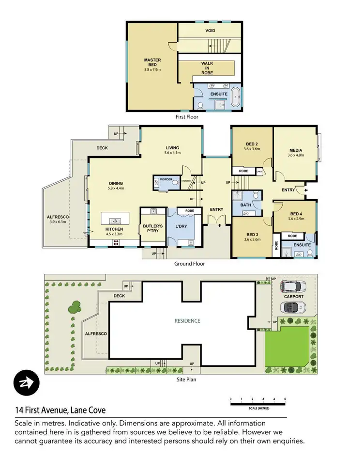 Floorplan of Homely house listing, 14 First Avenue, Lane Cove NSW 2066