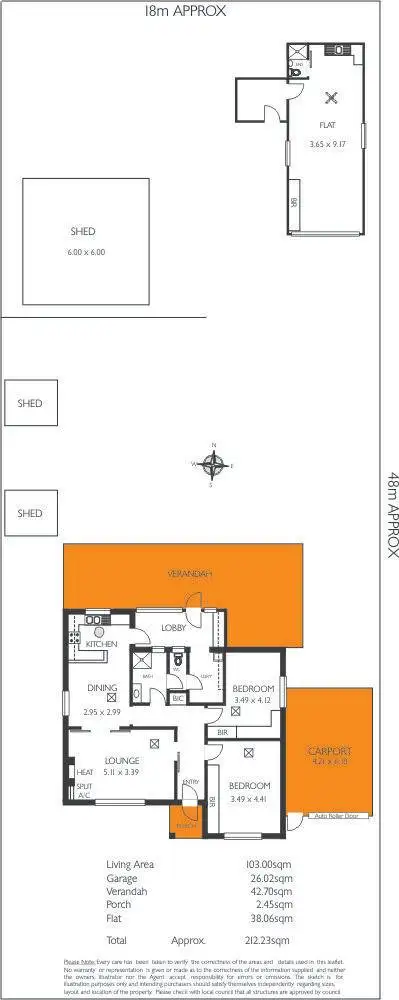 Floorplan of Homely house listing, 13 Yongala Street, Tranmere SA 5073