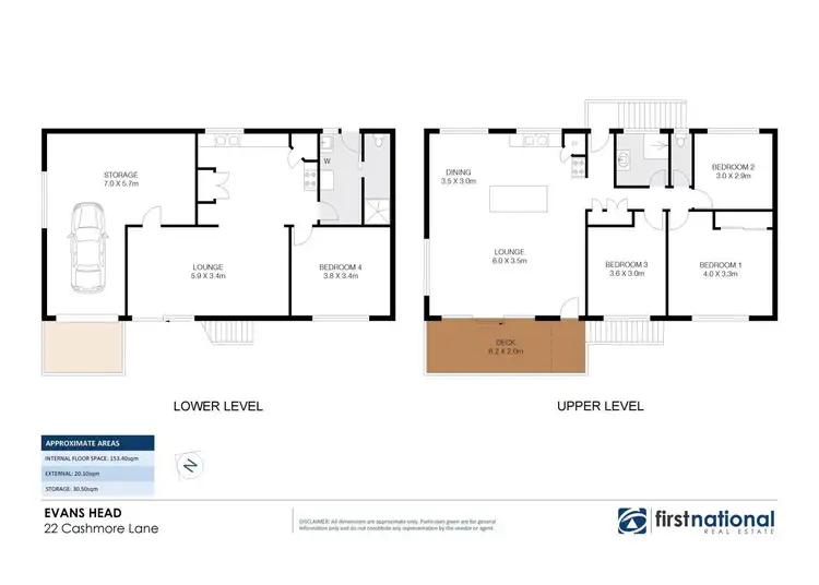 Floorplan of Homely house listing, 22 Cashmore Lane, Evans Head NSW 2473