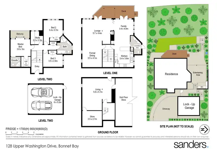 Floorplan of Homely house listing, 128 Upper Washington Drive, Bonnet Bay NSW 2226