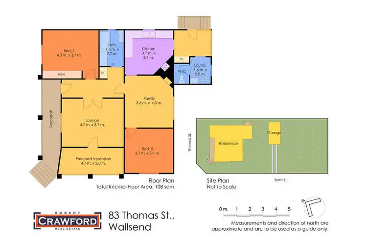 Floorplan of Homely house listing, 83 Thomas Street, Wallsend NSW 2287