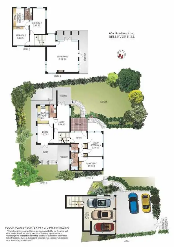 Floorplan of Homely house listing, 66A Bundarra Road, Bellevue Hill NSW 2023