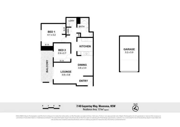 Floorplan of Homely unit listing, 7/40 Gayantay Way, Woonona NSW 2517