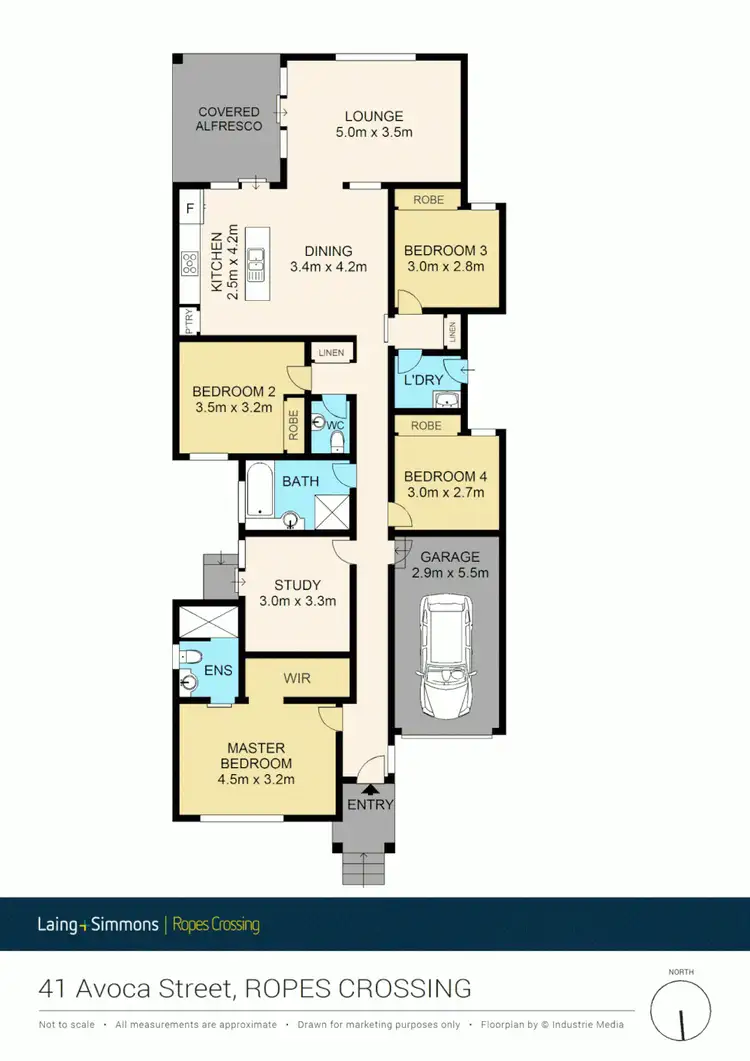 Floorplan of Homely house listing, 41 Avoca Street, Ropes Crossing NSW 2760