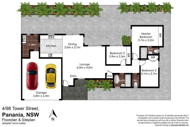 Floorplan of Homely villa listing, 4/98 Tower Street, Panania NSW 2213