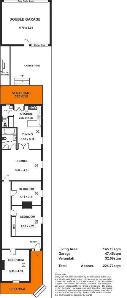 Floorplan of Homely house listing, 46 Main Street, Henley Beach SA 5022