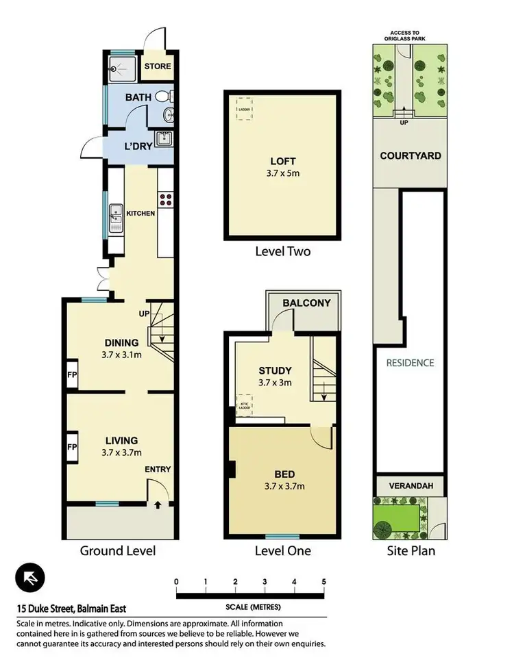 Floorplan of Homely house listing, 15 Duke Street, Balmain East NSW 2041