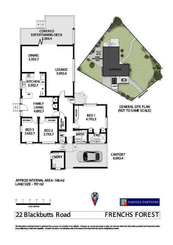 Floorplan of Homely house listing, 22 Blackbutts Road, Frenchs Forest NSW 2086