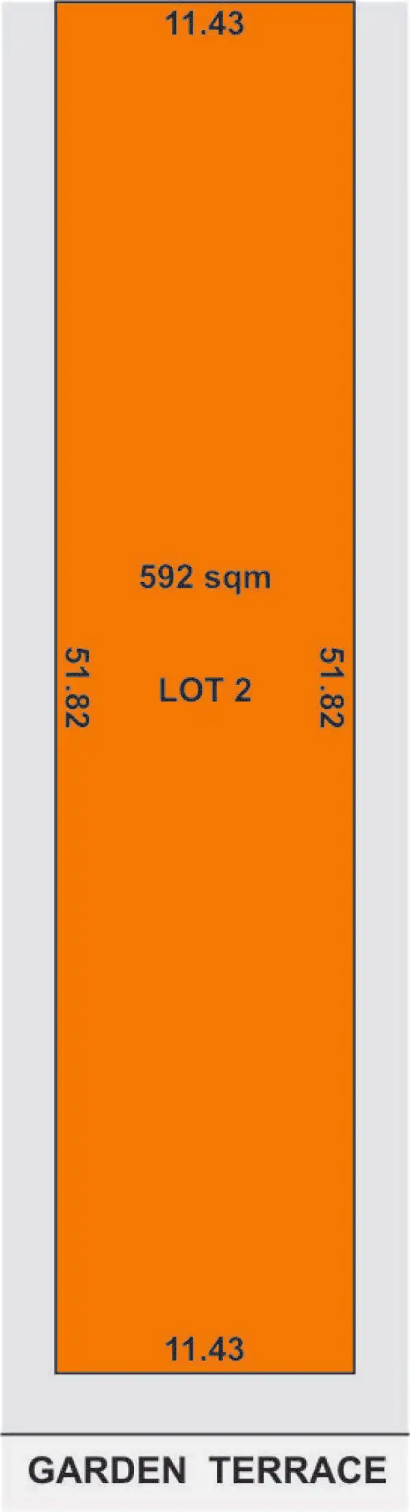 Floorplan of Homely land listing, LOT 2, 16 Garden Terrace, Underdale SA 5032