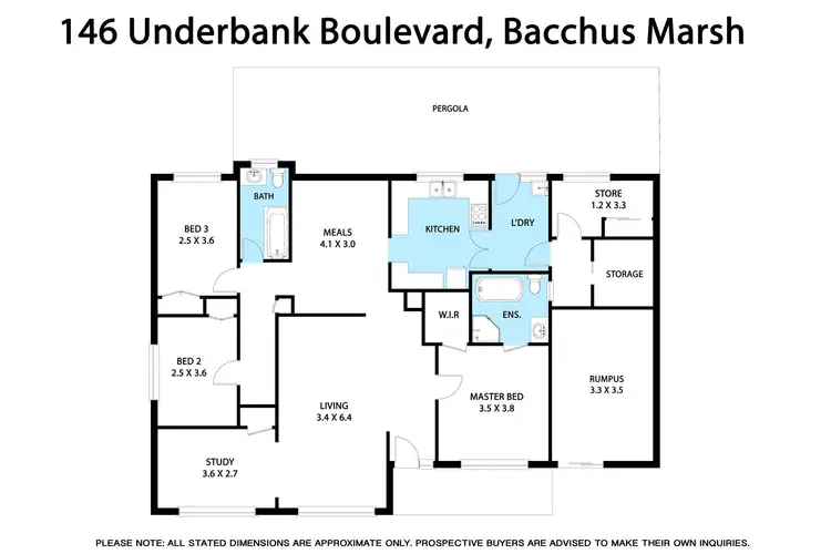 Floorplan of Homely house listing, 146 Underbank Boulevard, Bacchus Marsh VIC 3340