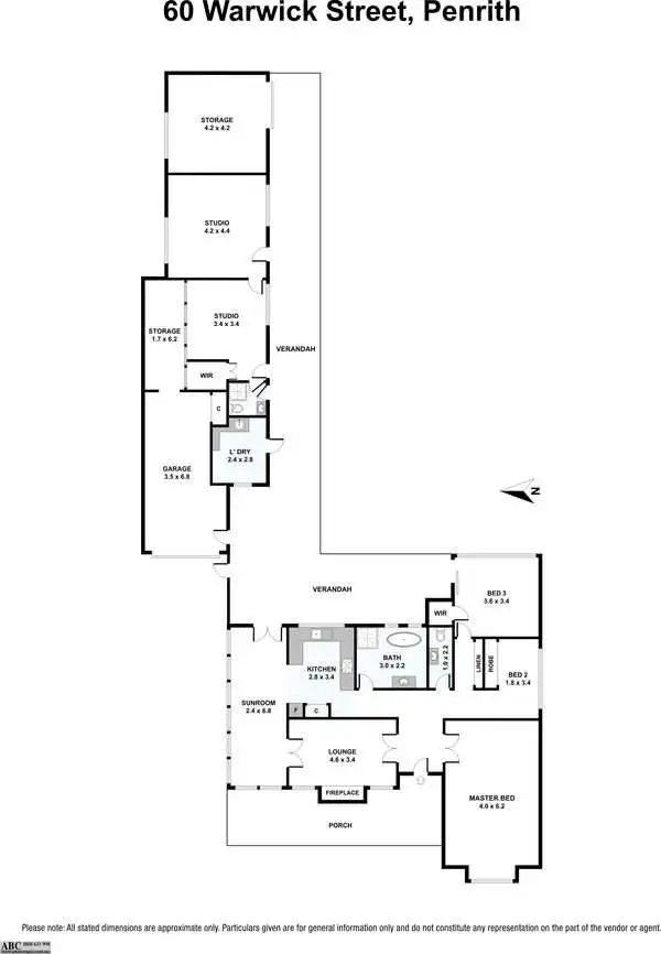 Floorplan of Homely house listing, 60 Warwick Street, Penrith NSW 2750