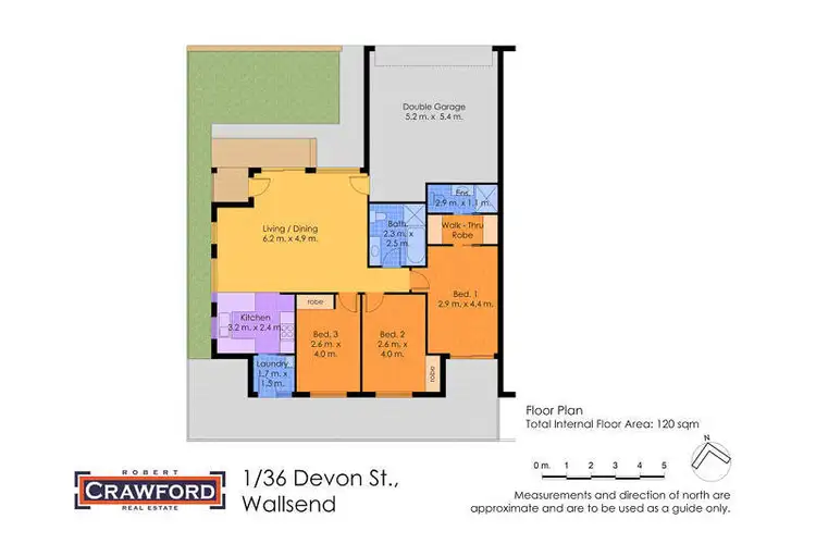 Floorplan of Homely unit listing, 1/36 Devon Street, Wallsend NSW 2287