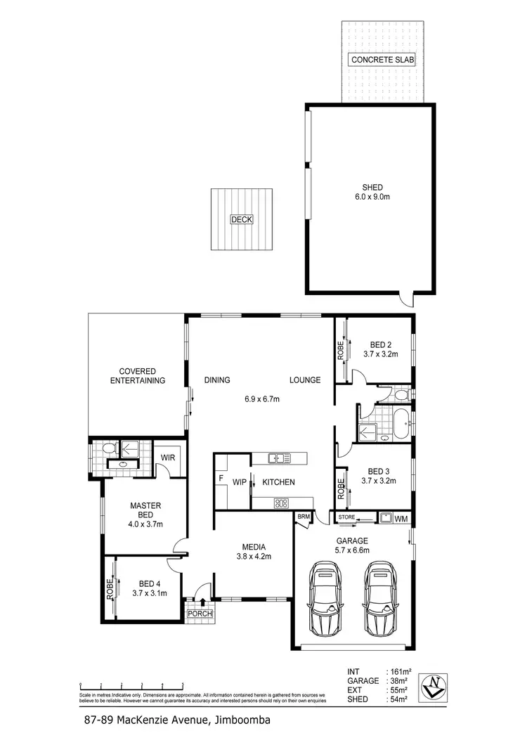 Floorplan of Homely house listing, 87-89 Mackenzie Avenue, Jimboomba QLD 4280